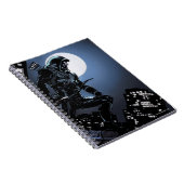 Pijl | Groene Pijl in Moonlight Notitieboek (Rechterzijde)