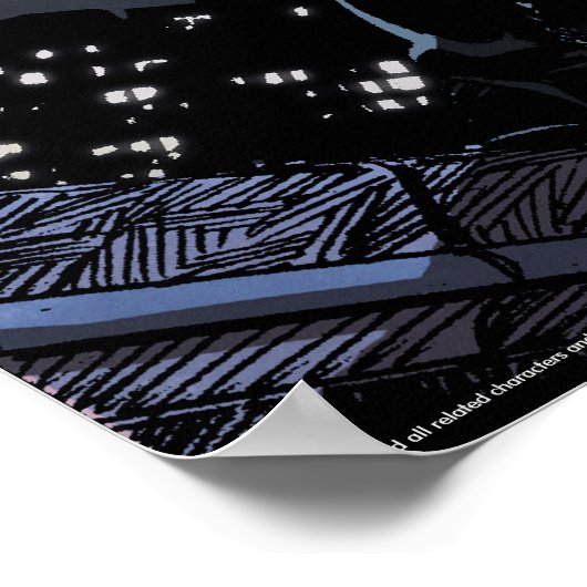 Pijl | Groene Pijl in Moonlight Poster (Hoek)