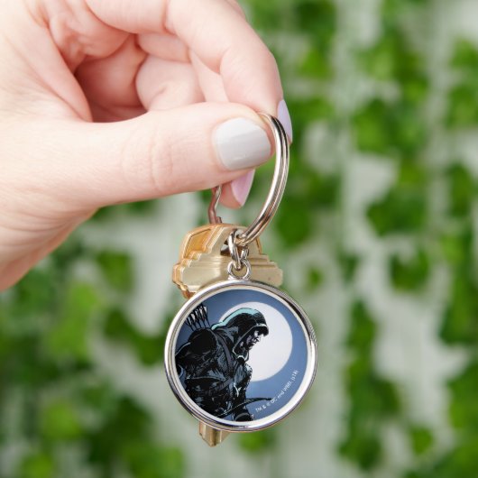 Pijl | Groene Pijl in Moonlight Sleutelhanger (Hand)