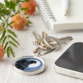 Pijl | Groene Pijl in Moonlight Sleutelhanger (Zijkant)