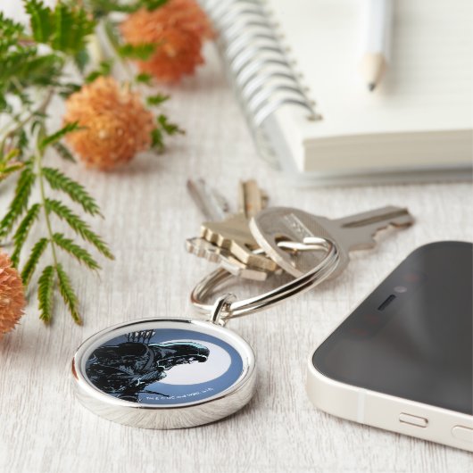 Pijl | Groene Pijl in Moonlight Sleutelhanger (Zijkant)