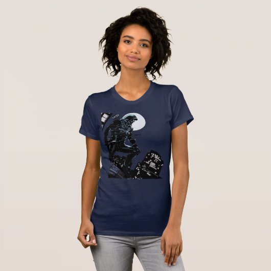 Pijl | Groene Pijl in Moonlight T-shirt (Voorkant volledig)