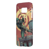 Pijl | Groene pijlschijven van daktop Case-Mate Samsung Galaxy Hoesje (Achterkant Links)