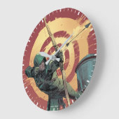 Pijl | Groene pijlschijven van daktop Grote Klok (Hoek)