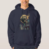 Pijl | Groene pijlschijven van daktop Hoodie (Voorkant)