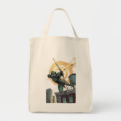 Pijl | Groene pijlschijven van daktop Tote Bag (Voorkant)