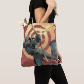 Pijl | Groene pijlschijven van daktop Tote Bag (Dichtbij)