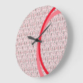 Pijl, Hart & Liefde Romantisch Design Grote Klok (Hoek)