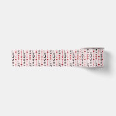 Pijl, Hart & Liefde Romantisch Design Satijnen Lint (Voorkant)