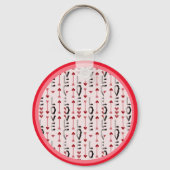 Pijl, Hart & Liefde Romantisch Design Sleutelhanger (Voorkant)