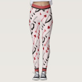 Pijl, Hart & Liefde Romantisch ontwerp Leggings (Voorkant)