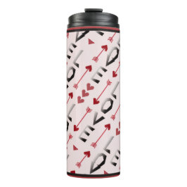 Pijl, Hart & Liefde Romantisch Ontwerp Thermosbeker