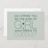 Pijl | Het soort meisje dat moet kussen? Briefkaart (Voorkant / Achterkant)