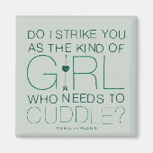 Pijl | Het soort meisje dat moet kussen? Magneet (Voorkant)