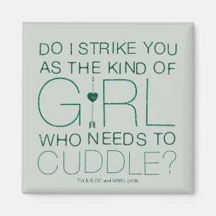 Pijl   Het soort meisje dat moet kussen? Magneet