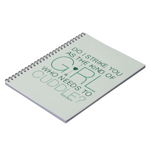 Pijl | Het soort meisje dat moet kussen? Notitieboek (Linkerzijde)