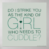 Pijl | Het soort meisje dat moet kussen? Poster (Voorkant)