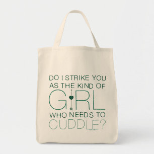Pijl   Het soort meisje dat moet kussen? Tote Bag
