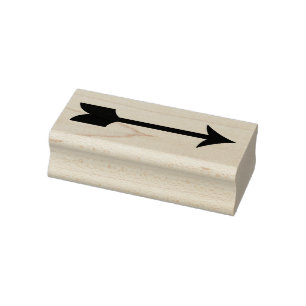 Pijl - houtstempel rubberstempel