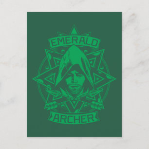 Pijl Illustratie Emerald Archer Briefkaart