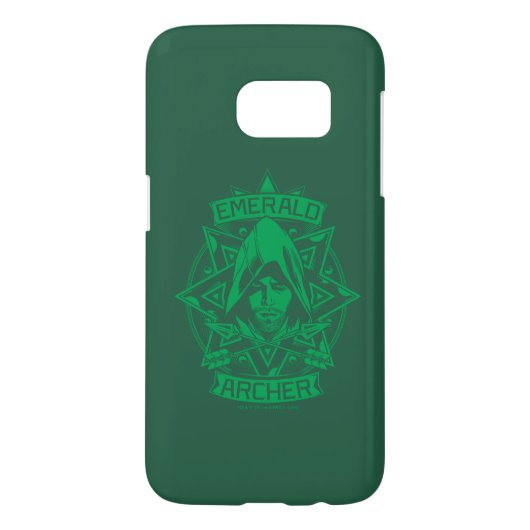Pijl | Illustratie Emerald Archer Case-Mate Samsung Galaxy Hoesje (Achterkant)