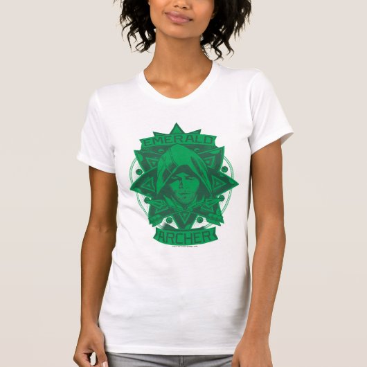 Pijl | Illustratie Emerald Archer T-shirt (Voorkant)