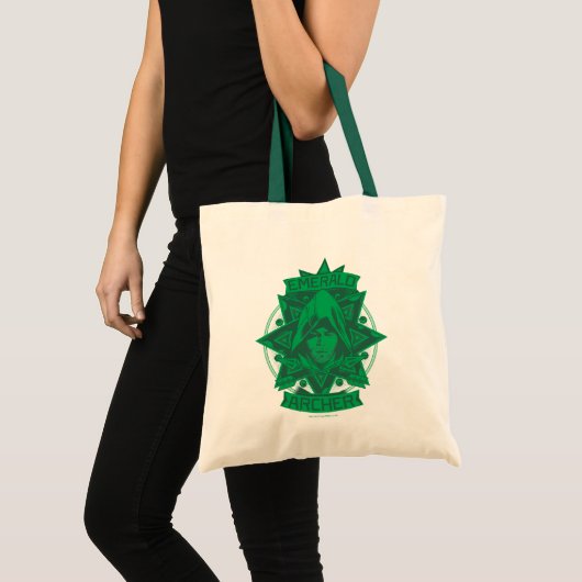 Pijl | Illustratie Emerald Archer Tote Bag (Voorkant (product))