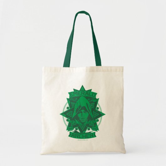 Pijl | Illustratie Emerald Archer Tote Bag (Voorkant)