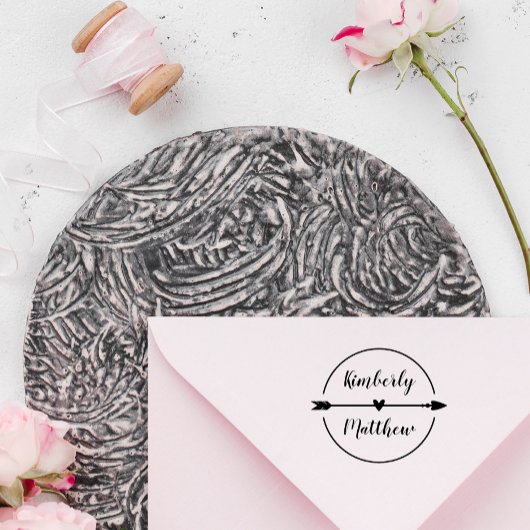 Pijl-kalligrafie Rubberstempel