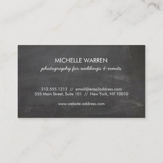 Pijl-kartonnen heupmonogram cirkel visitekaartje (Achterkant)