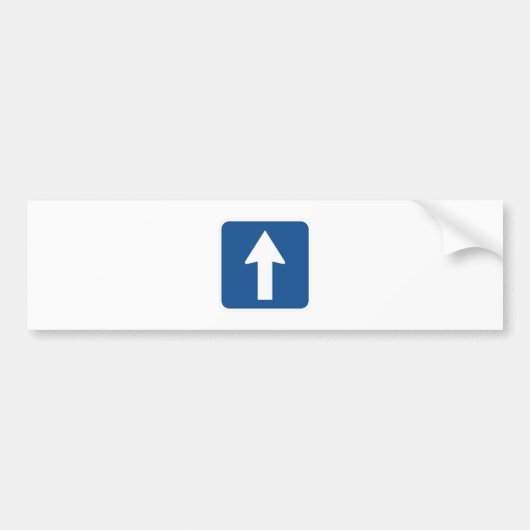 Pijl-links - Producten en Design! Bumpersticker (Voorkant)