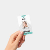 Pijl Medische Staf ID + Barcode Verticaal Badge (Handheld)