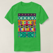 pijl met standaard aztec-patroonvogels t-shirt (Design voorkant)