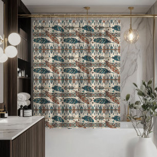 Pijl Motief Douchegordijn Native Boho Sfeer