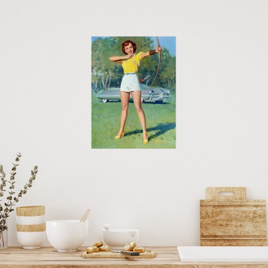 Pijl-omhoog Poster (Keuken)