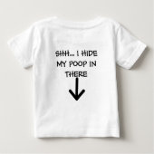 pijl-omlaag, SHH... IK HEB MIJN POOP HIER VERHUURD (Achterkant)