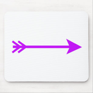 Pijl Paarse LT recht het MUSEUM Zazzle Gifts Muismat