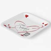 Pijl Papieren Bordje (Gebogen)