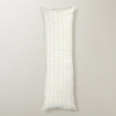 Pijl Pattern Yellow & Grey Body Pillow Lichaamskussen (Achterkant (Verticaal))
