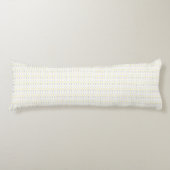 Pijl Pattern Yellow & Grey Body Pillow Lichaamskussen (Voorkant)
