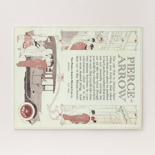 Pijl-Pijl Motorauto AD Legpuzzel (Horizontaal)