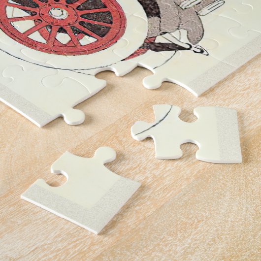 Pijl-Pijl Motorauto AD Legpuzzel (Zijkant)