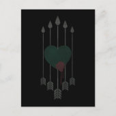 Pijl | Pijlen door het hart Briefkaart (Voorkant)