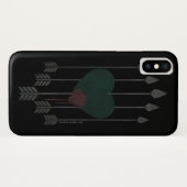 Pijl | Pijlen door het hart Case-Mate iPhone Case (Achterkant (horizontaal))