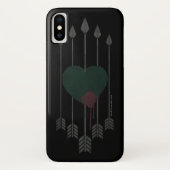 Pijl | Pijlen door het hart Case-Mate iPhone Case (Achterkant)