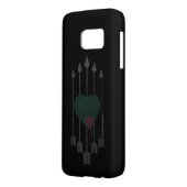 Pijl | Pijlen door het hart Case-Mate Samsung Galaxy Hoesje (Achterkant Links)