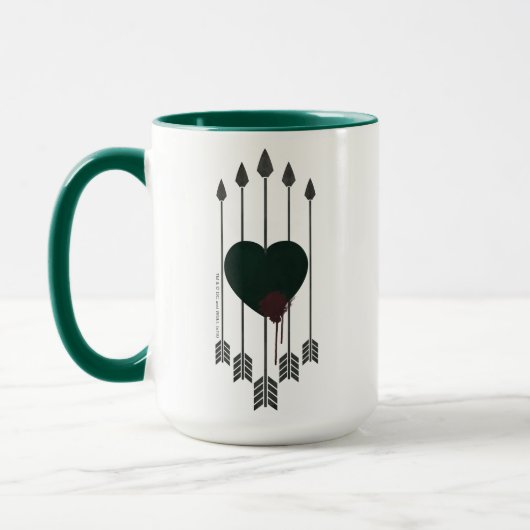 Pijl | Pijlen door het hart Mok (Links)