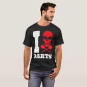 Pijl Pijlen Schedel 180 T-shirt (Voorkant volledig)