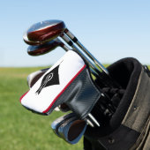 Pijl raakt doel Golf Head Covers (Insitu)