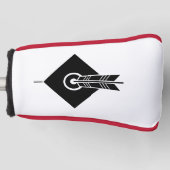 Pijl raakt doel Golf Head-Hoesjes Golfheadcover (Voorkant)